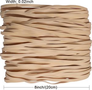 45 pièces grandes bandes de caoutchouc 8 pouces bandes élastiques pour poubelles fournitures de bureau et de maison - Product Image 3