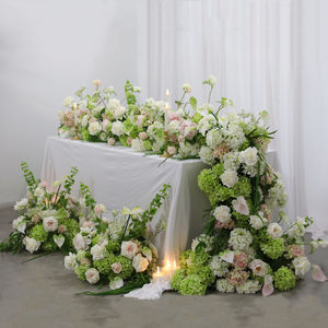 ترتيبات زهور فاخرة للزفاف، باقة زهور اصطناعية من الهيدرانجيا، كرة زهور لتزيين طاولات حفلات الزفاف والمناسبات - Product Image 1