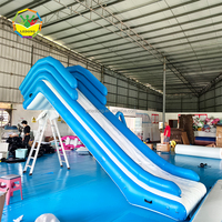 Toboggan gonflable en PVC personnalisé pour yacht, toboggan aquatique gonflable portable pour bateau, pour le divertissement des superyachts
