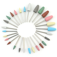Outils de polissage de bijoux de 2,35 mm, accessoires de perceuse pour manucure, tampon à ongles, fraises rotatives, fraises en caoutchouc et en silicone, embout de perceuse à ongles
