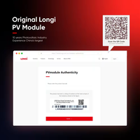 Panneau solaire photovoltaïque SOLAR Hi-MO5 M10 PERC demi-cellule bifacial double vitrage LR5-72HBD 535W-545W