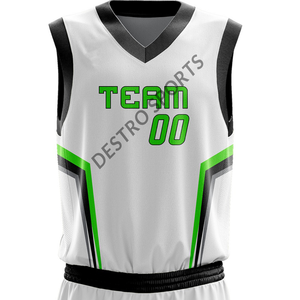 Top tendance logo personnalisé uniformes de basket-ball en gros uniforme de basket-ball personnalisé jeunesse réversible ensembles d'uniformes de basket-ball - Product Image 3