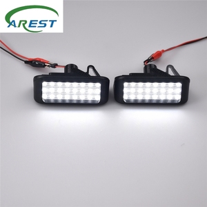 2Pcs Canbus LED Lampes de plaque d'immatriculation pour <span class=keywords><strong>Peugeot</strong></span> <span class=keywords><strong>Expert</strong></span> Partner Rifter Citroen Berlingo Jumpy Fiat Scudo Toyota - Product Image 2