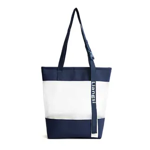 Tone to Tone Eco friendly outdoor custom women borsa da viaggio portatile da donna borsa a mano trasparente in bianco da spiaggia perforata