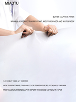 KAZHI-Diffuseur de lumière en nylon blanc sans couture, boîte à lumière en papier, modificateur de tente pour photographie, diffusion améliorée