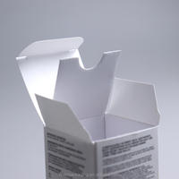 Boîte en papier spécial avec logo en relief personnalisé pour l'emballage d'huiles de beauté biologiques