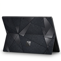 Autocollant de protection en PVC pour tablette Microsoft Surface Pro 5, étui de protection imperméable brillant à motif géométrique