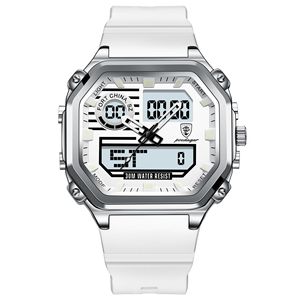 Montre électronique multifonctionnelle POEDAGAR pour homme, étanche, lumineuse, à quartz, diffusion en direct, produit phare du commerce extérieur - Product Image 5