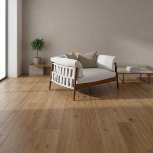 Midcentury Modern Wood Armchair With Tapered Legs And <b>Foam</b> Cushion For Living Room - Product Image 3