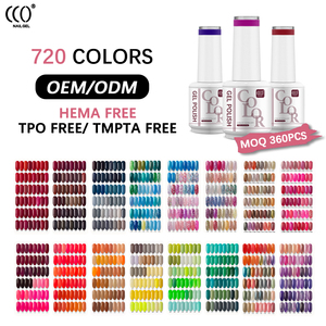OEM&ODM CCO Ecológico 1kg a Granel Etiqueta Privada Gel de Color UV Esmalte de Uñas de Larga Duración Estilo Francés con Lámpara LED Libre de HEMA - Product Image 2