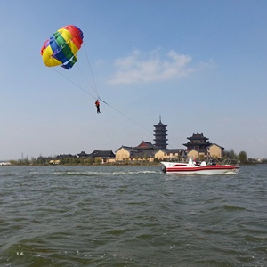Barco de Parasailing Grandsea de 10.7m, Diseño Rápido y <span class=keywords><strong>Seguro</strong></span>, de Fibra de Vidrio, con Motor Fuera de Borda, en Venta - Product Image 2