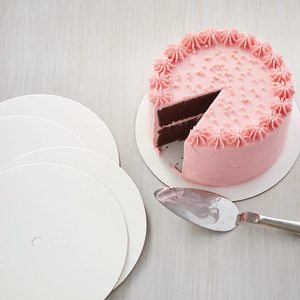 ケーキボード白ピンク黒青大理石ケーキボード無地ケーキドラム12mm厚ゴールドシルバーラウンドミニペーパーベースケーキボード - Product Image 2