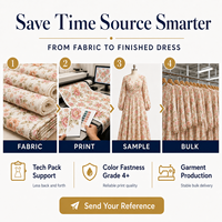 Robe longue décontractée florale style Cottagecore en viscose durable 140 GSM pour femme, imprimé personnalisé, taille naturelle, AQL 1.25 Tech Pack