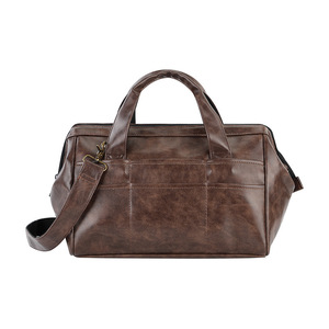 Hair Styling Storage <b>Bag</b> Rectangular Brown Large Capacity Water Repellent Wear Resistant Multi Functional <b>Bag</b> <b>Compression</b> Type - Product Image 1