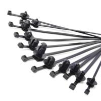 Clip de câblage FT4 pour panneau de 0,5 à 3 mm d'épaisseur et trou de 3,5 à 4,2 mm de diamètre T30RFT4/151-00604/156-00340/156-00953