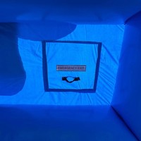 Casa de Brinco Inflable de PVC Rosa con Caja de Regalo, Divertida y Resistente, con Capacidad para 220 lb, para Niños, Fácil de Instalar, para Eventos Comerciales
