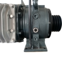 Compresseur de ciment en vrac refroidi par air 14m3/min pour les cendres volantes de ciment avec l'ensemble de moteur diesel