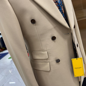 Abito da <span class=keywords><strong>uomo</strong></span> <span class=keywords><strong>slim</strong></span> <span class=keywords><strong>fit</strong></span> due pezzi, elegante <span class=keywords><strong>smoking</strong></span> per matrimoni, completo di pantaloni per giovani e uomini - Product Image 4