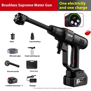 <span class=keywords><strong>Pistolet</strong></span> à eau de voiture sans balais 200Bar Nettoyeur à haute pression électrique <span class=keywords><strong>Pistolet</strong></span> à eau de jardin pour lavage de voiture à 3 vitesses - Product Image 5