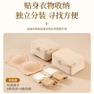 Ensemble d'organisateurs de vêtements Yisidan, sacs de rangement de voyage en polyester rectangulaires pour les voyages YSD-908 - Product Image 5