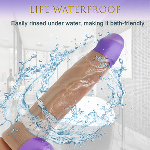 Dildo Realistico in Silicone Trasparente 610g per Masturbazione Maschile e Femminile - Product Image 6