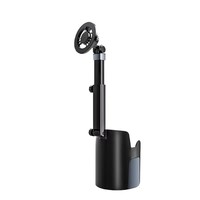 Support magnétique pour téléphone et tablette, réglable en hauteur, flexible, télescopique, rotation à 360 degrés, pour porte-gobelet de voiture