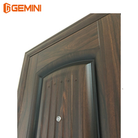 Porte d'entrée en acier GEMINI avec surface finie, garantie de 3 ans, modèle GST-138 pour maisons