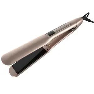 LED Touch Screen Hair Straightener Double Voltage Flat Iron Hair Straightener