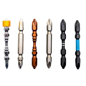 Vật Liệu S2 Chuyên Nghiệp Double End Ph2 Từ 6/7/8/9/12 Mm Hex Ổ Cắm 1/4 & Quot Shank Nut Setter Driver Bit Hex - Product Image 1