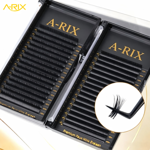 Extensions de cils A-RIX Professional Mega Volume Noir Mat Intense 0.03 0.05 Volume Russe pour la création de fans - Product Image 3