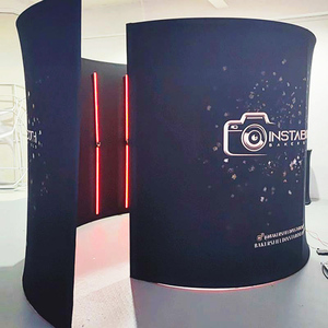 Éclairage LED pour selfie 360° personnalisé avec logo gratuit, gonflable, métallique, étanche, Bluetooth, portable, garantie 1 an, toiles de fond pour événements, RGB - Product Image 2