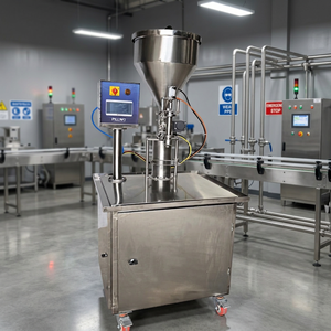 Machine de remplissage semi-automatique à piston 500 ml pour liquides visqueux en acier inoxydable - Product Image 6
