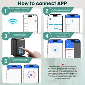 Caja de Seguridad Inteligente con Bluetooth para Guardar Objetos Pequeños Importantes como Llaves de Coche y Tarjetas Bancarias - Product Image 4