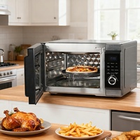 Four à micro-ondes professionnel intelligent de haute qualité 4 en 1 1800w, appareil de cuisine, barbecue, friteuse à air