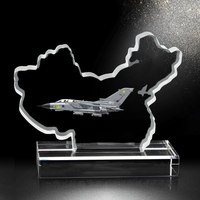 Trofeo de Cristal con Mapa de África, Impresión UV, Corte por Agua, Trofeos de Cristal