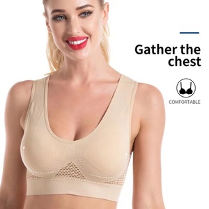 Sujetador de red transpirable para mujer, sin aros, push-up, minimizador, cobertura total, para uso diario, lencería y deportes ligeros - Product Image 4
