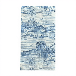 Tisu Tangan Motif Bunga Besar dari Pabrik, Kertas Pulp Kayu Murni Berwarna untuk Hari Valentine - Product Image 1