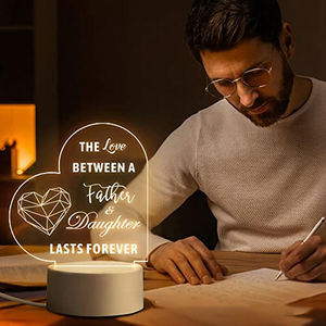 2025 hommes lumière LED <span class=keywords><strong>bonne</strong></span> fête des pères <span class=keywords><strong>cadeau</strong></span> pour <span class=keywords><strong>papa</strong></span> fête décoration fournitures en boîte numéro forme idées cadeaux pour <span class=keywords><strong>papa</strong></span> - Product Image 1