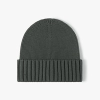 Bonnet ajusté de luxe en laine côtelée avec broderie personnalisée, unisexe, pour le ski et les sports d'hiver