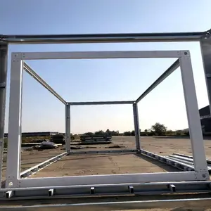 Telaio casa mobile prefabbricato 20ft struttura in acciaio casa struttura personalizzabile serra agricoltura
