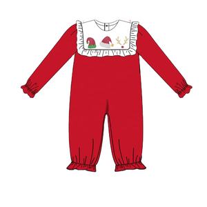 Conjuntos de Ropa para Niño de Alta Calidad, 2 Piezas, Top y Pantalones Casuales de Color Sólido, para Navidad, Boutique, Tejido de Algodón - Product Image 3