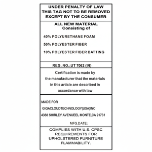 Divano sezionale nuvola 107.9 \ "blu divano imbottito doppio strato cuscino tasche laterali libero-combinato soggiorno completamente compresso - Product Image 1