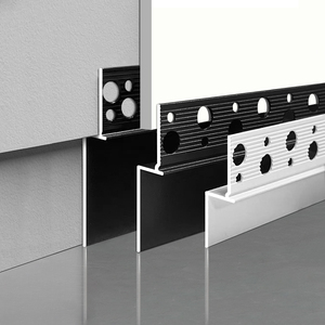 <span class=keywords><strong>Plinthe</strong></span> en aluminium encastrée de haute qualité pour joint de plâtre, en alliage d'aluminium, installation facile, <span class=keywords><strong>plinthe</strong></span> métallique - Product Image 1