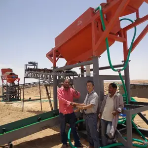 Large Scale Placer Gold Mining Separation Equipment Alluvial Gold Process Plant