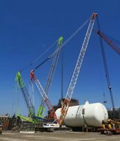 Zoomlion Zcc8800w Grue Sur Chenilles 650ton Éolienne Grue à vendre