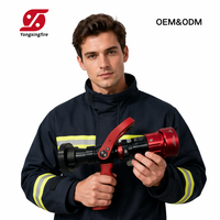 Buse d'incendie à poignée pistolet en alliage d'aluminium réglable, directement d'usine, 115-230-360-475 FLUSH, avec manchon en mousse flexible et multifonctionnel