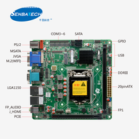 ITX-H81R1 2 Lan semua dalam satu Motherboard komputer Mini Itx harga dengan LGA1150 1 * VGA, 2 * HD,6 * COM(RS485/RS422)