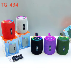 Enceintes portables Bluetooth actives avec subwoofer 8W, tissu imperméable, basses stéréo, lumière LED RGB, radio TWS/TF/FM - Product Image 5