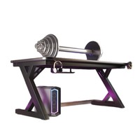 Table de jeu moderne en métal élargie, haute performance, avec surface en fibre de carbone épaissie, pour chambre à coucher