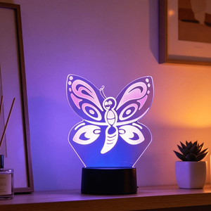 Lampe de table LED 3D à commande tactile, motifs changeants de couleur, vente chaude - Product Image 5